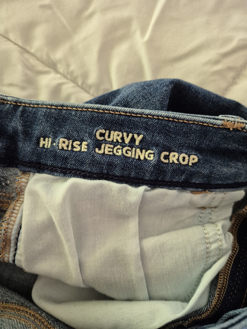 American Eagle Outfitters High Rie Curvy Jegging Crop - Picture 3 of 6